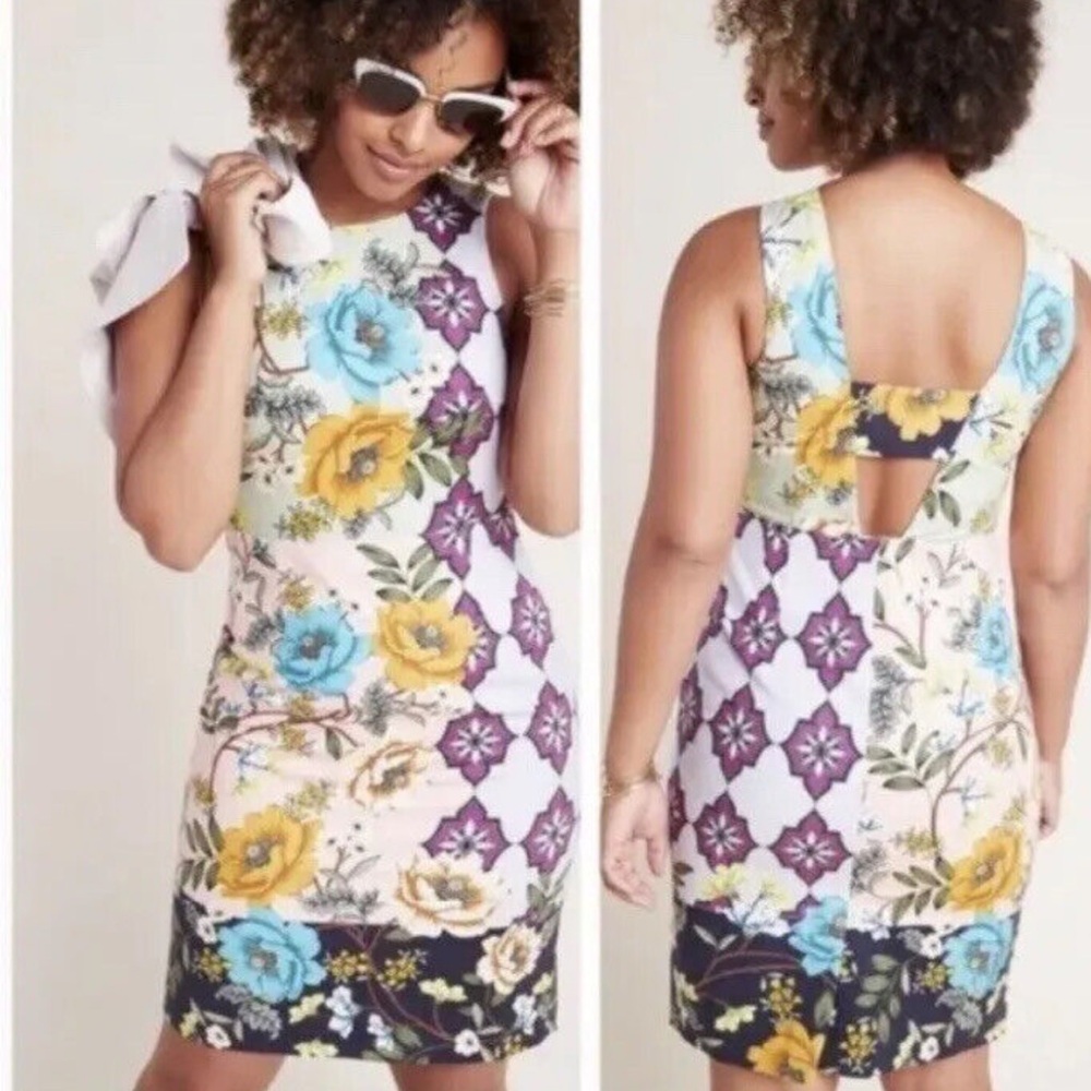 Anthropologie Maeve Lissa colorful floral dress, 6. - Picture 9 of 9